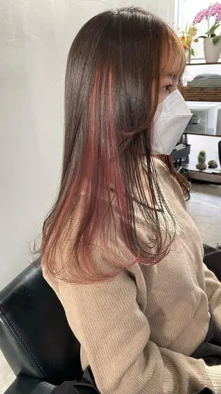 セミロング カラー 💐ナチュラルヘア Kroda💐のヘアスタイル