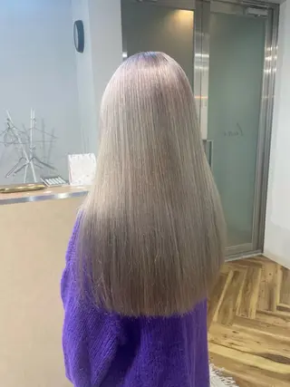 ロング カラー lani hair salon所属・SHOTO ハイトー ン/デザインカラーのヘアスタイル