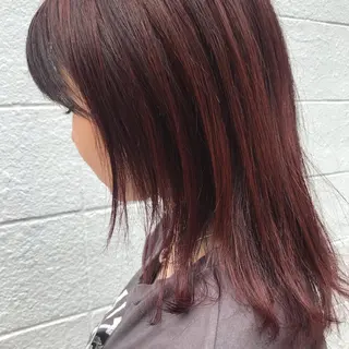 セミロング カラー JUNTA 梅田茶屋町のヘアスタイル