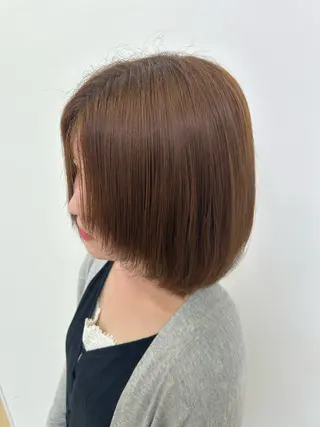 ショート 《艶髪縮毛矯正》 かのん☽⑅ ˖のヘアスタイル