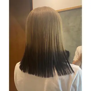 ミディアム カラー elimabyfif th調布🌙キホ🌙のヘアスタイル