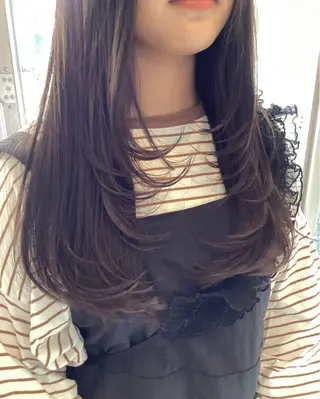 ロング カラー Bish Yanaのヘアスタイル