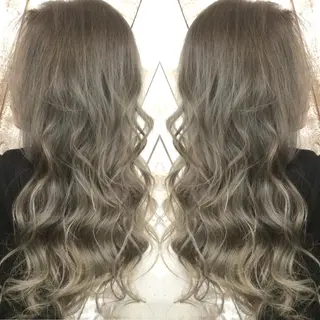 ロング カラー 井上 一平のヘアスタイル