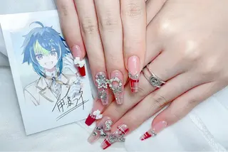 ネイル M🌷nail 長さだし専門店のネイルデザイン