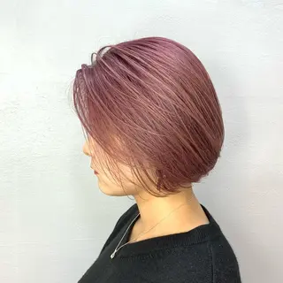 ショート カラー ヘアアレンジ Stir Maison 大宮所属・ryuma/ボブ /透明感カラーのヘアスタイル