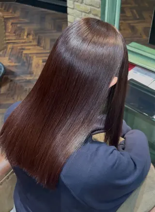 セミロング monan新宿店所属・新宿/髪質改善✨ 透明感カラー/須田のヘアスタイル