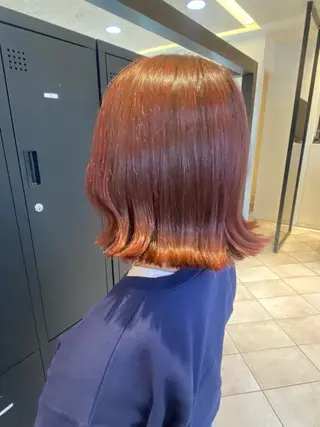 カラー seina🩰 ブリーチ/ヘアセットのヘアスタイル