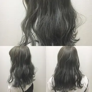 ミディアム カラー JILBLAN京都 ショート/ハイライトのヘアスタイル