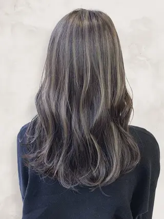 ミディアム 縮毛矯正 髪質改善　鈴木のヘアスタイル