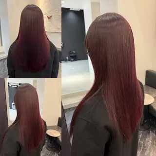 ロング ブリーチなし透明感 艶🌟YOSHIKIのヘアスタイル