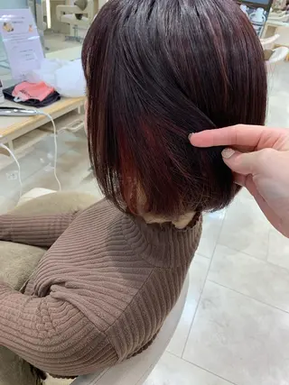 ショート カラー 暖色専門美容師🎀 お客様満足度◎のヘアスタイル