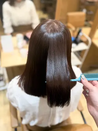 ミディアム ヘアメイク美容師 🦋サカモトレナ🦋のヘアスタイル