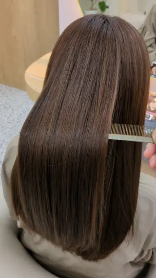 ロング ❁髪質改善ヘッドスパ ❁　只腰 花のヘアスタイル