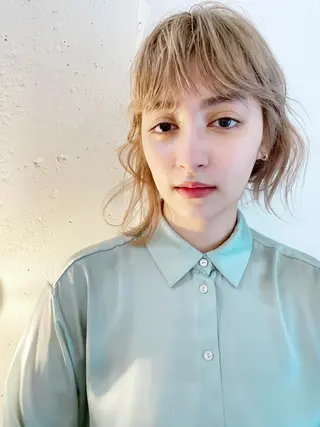 ミディアム 🌼U24 ヘアデザインラボのヘアスタイル