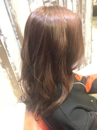 セミロング DECORA sweet(川越)所属・坪田 彩花のヘアスタイル