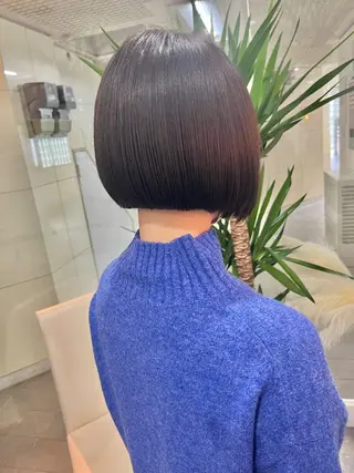 ショート hoNua. 栄/透明感カラーのヘアスタイル