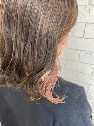 ミディアム カラー Eleanor立川北口所属・🦋YUI 髪質改善 ブリーチ　着付け🦋のヘアスタイル