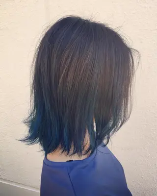 ミディアム sato yoのヘアスタイル