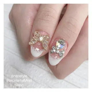 ミディアム ネイル 👑enen style👑のネイルデザイン
