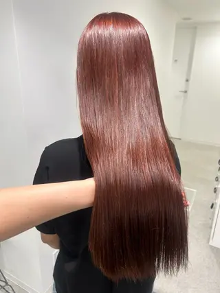 ロング カラー 愛結 暖色カラー🎀🩰のヘアスタイル