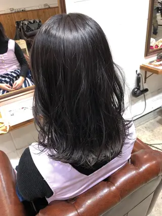 セミロング カラー パーマ ヘアアレンジ メンズ キッズ ネイル マツエク・マツパ ⭐️ハイクオリティ カラー杉本雄志⭐️のヘアスタイル