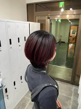 ショート カラー SOYON西大寺店所属・ダブルカラー/ 髪質改善💎安藤のヘアスタイル