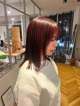 カラー 南部 綾音のヘアスタイル