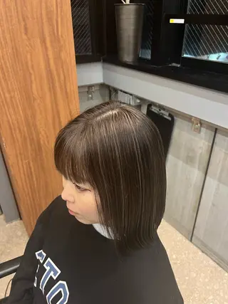 ミディアム カラー fifth / 山下 和輝 海外風スタイルのヘアスタイル