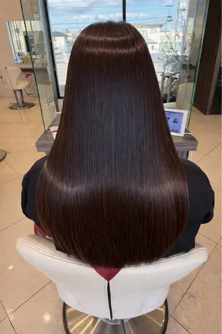 ロング 美髪矯正/髪質改善/ 艶レイヤー 古畑佑悟のヘアスタイル