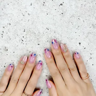 セミロング カラー パーマ ヘアアレンジ メンズ キッズ ネイル マツエク・マツパ Salon Ｋのネイルデザイン