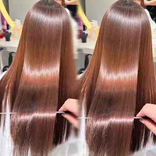 ロング ♡Aira♡lond /グレージュ/縮毛のヘアスタイル