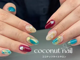 ネイル 神田 ココナッツのネイルデザイン