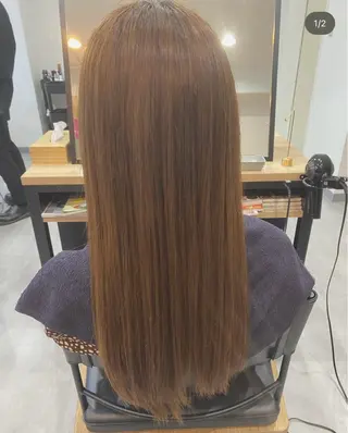 ロング 東村 桃花のヘアスタイル