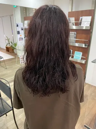 ロング パーマ LARANJE     楽々園所属・小野 心のヘアスタイル