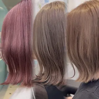 ミディアム カラー 🥞ベージュ系カラー 【すずきりほ】🥞のヘアスタイル