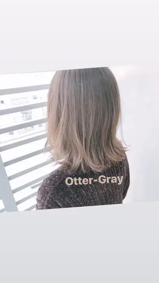 ミディアム カラー 韓国🇰🇷レイヤー 映える顔周り🩷のヘアスタイル