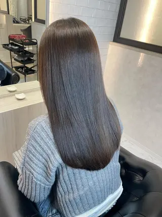 ロング カラー &chaLme   心斎橋所属・emi/髪質改善/ 韓国風/艶カラーのヘアスタイル