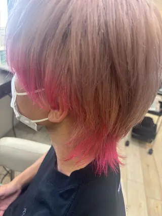 ショート カラー メンズ ルプラボウ 石黒よう子のヘアスタイル