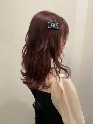 ミディアム カラー 🍑 モモカ🍑のヘアスタイル