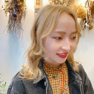 ミディアム カラー 21salon所属・non .のヘアスタイル