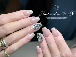 ネイル E.N🦋 長さ出し/持ち込みのネイルデザイン