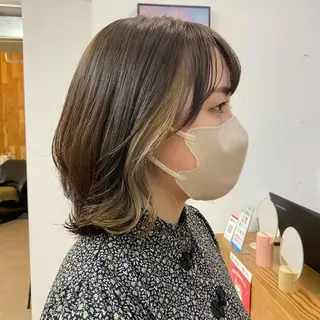 ミディアム カラー 🪭risa 暖色/レイヤー🪭のヘアスタイル