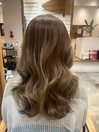 ロング カラー Moana by HEADLIGHT 武蔵小杉店 【モアナ バイ ヘッドライト】所属・大森 勝馬のヘアスタイル