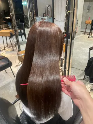 セミロング カラー ヘアアレンジ 🌿透明感/レイヤー 🌿TATSUKIのヘアスタイル