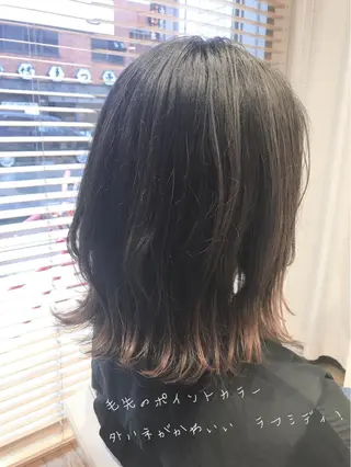 ミディアム カラー アザマ　ヤスカツ _rosso 川口のヘアスタイル