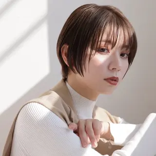 ショート カラー AVANCE.西宮北口所属・笠原 裕貴のヘアスタイル