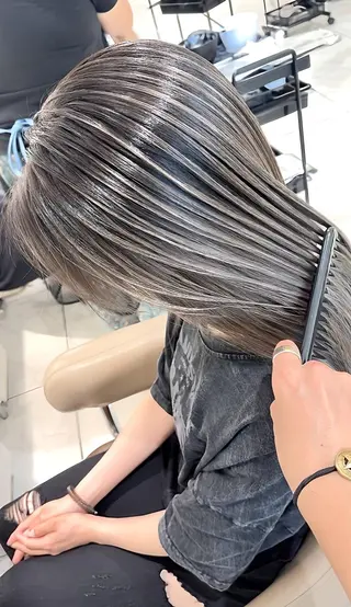 ロング カラー 大宮/バレイヤージュ 髪質改善/澤田隆誠のヘアスタイル