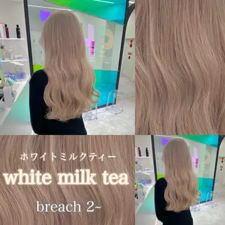 ロング カラー 🩷モテ髪＆透明感 🩷ミルクティー🩷のヘアスタイル