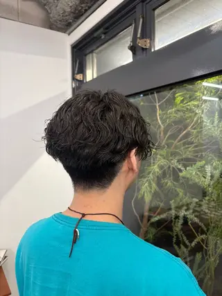 ショート パーマ パーマ×透明感カラー MIOのヘアスタイル