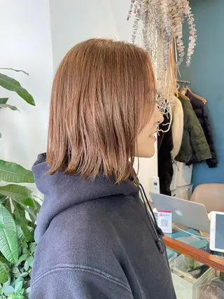 ミディアム カラー CEINE【セーヌ】 三軒茶屋のヘアスタイル